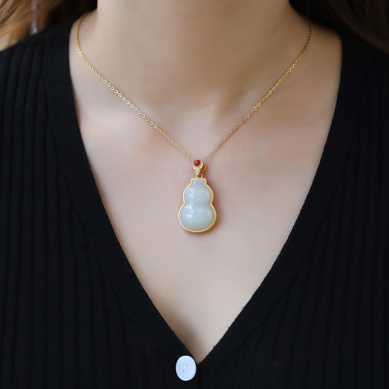 Zarte handwerkliche Silber Halskette