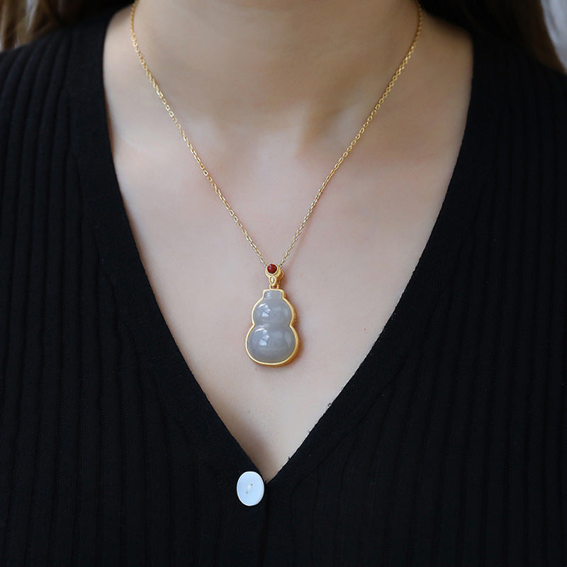 Zarte handwerkliche Silber Halskette