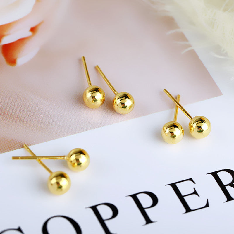 Handgefertigte Vintage Gold Ohrring