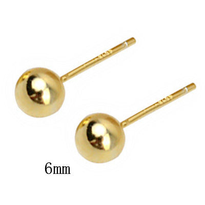 Handgefertigte Vintage Gold Ohrring