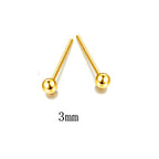 Handgefertigte Vintage Gold Ohrring