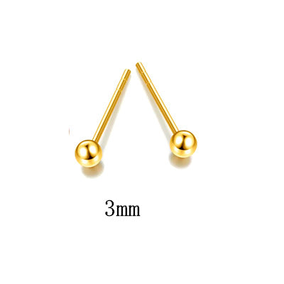 Handgefertigte Vintage Gold Ohrring