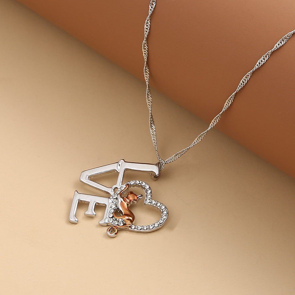 Zarte handwerkliche Halskette