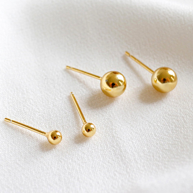 Handgefertigte Vintage Gold Ohrring