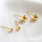 Handgefertigte Vintage Gold Ohrring