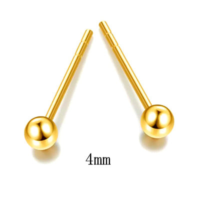 Handgefertigte Vintage Gold Ohrring