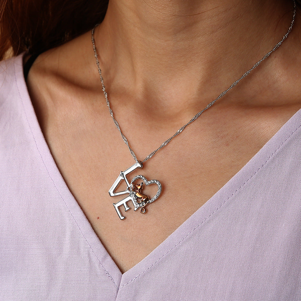 Zarte handwerkliche Halskette