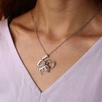 Zarte handwerkliche Halskette