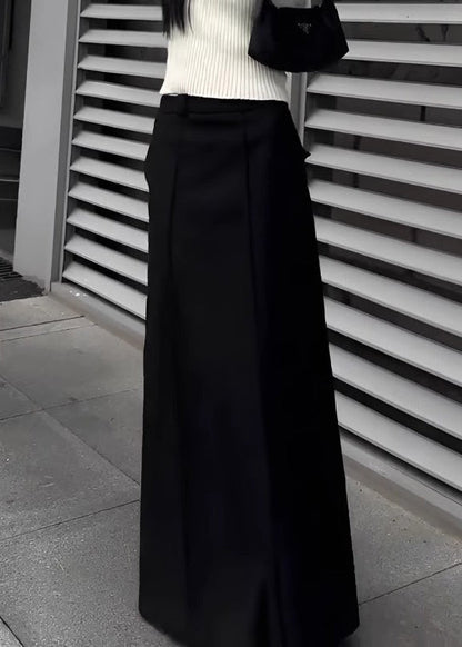 Simple White High Waist Spandex Skirts Spring