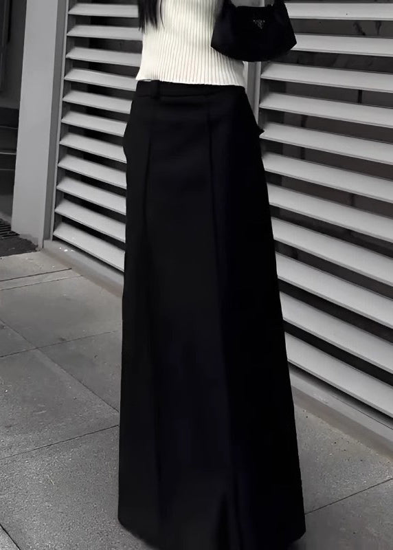 Simple White High Waist Spandex Skirts Spring