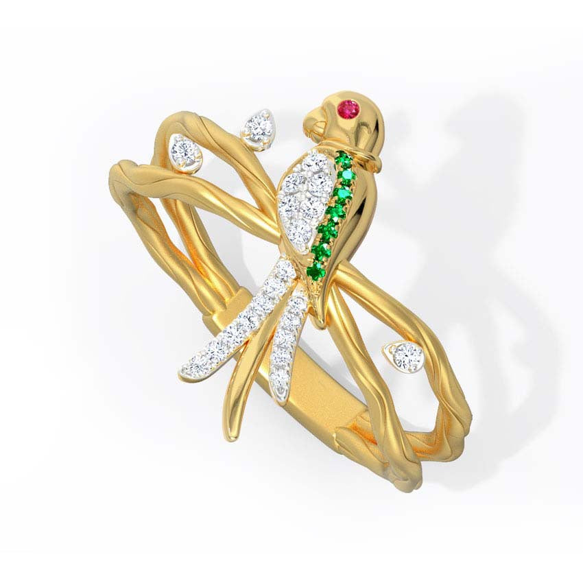 Atemberaubende Gold Ring für den Alltag