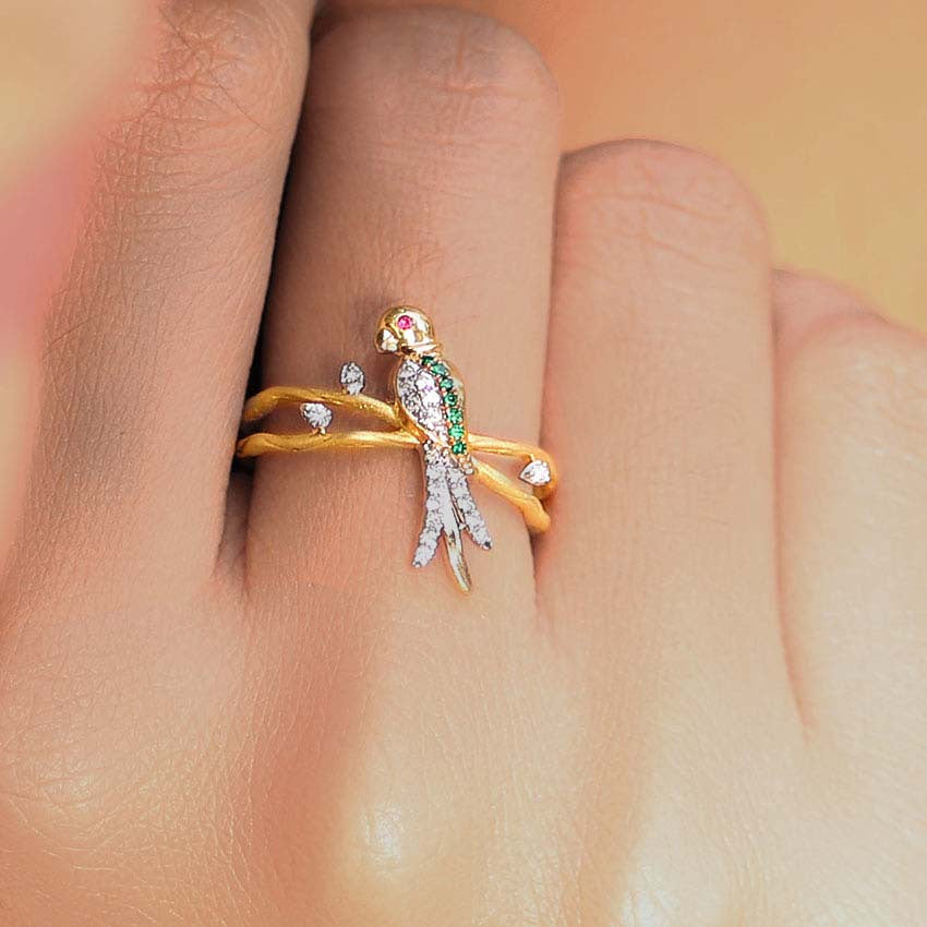 Atemberaubende Gold Ring für den Alltag