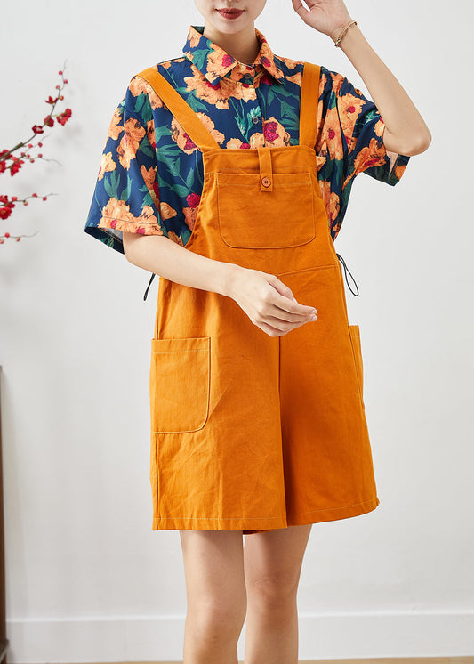 Oversized Print Cotton Two Pieces Set Fall