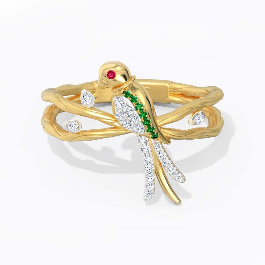 Atemberaubende Gold Ring für den Alltag