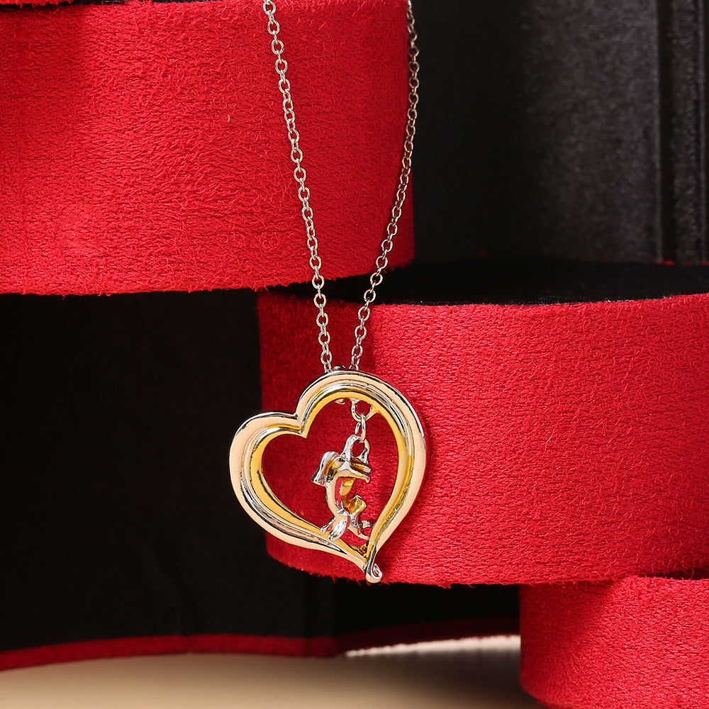 Romantische Gold Halskette für besondere Momente