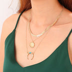 Zarte handwerkliche Halskette