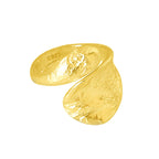 Zarte handwerkliche Gold Ring