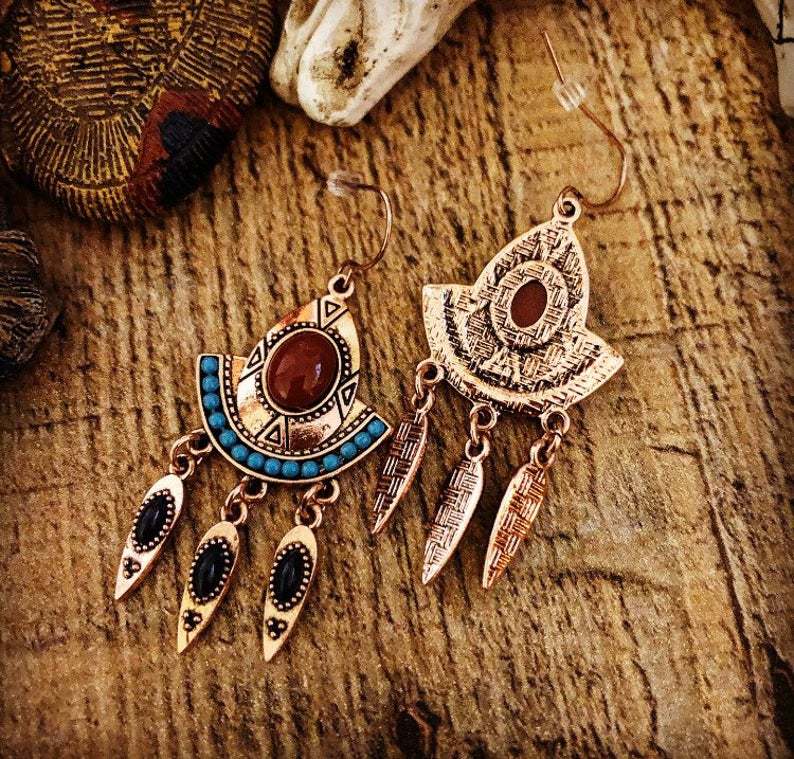Handgefertigte Vintage Ohrring