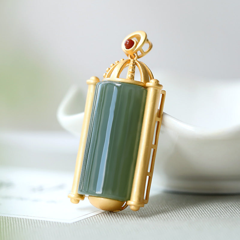 Zarte handwerkliche Gold Halskette