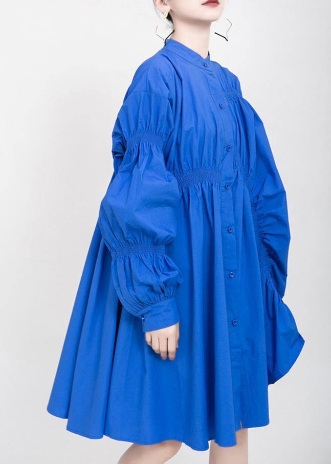 Asymmetrical Pleated Big Size Dress Spring