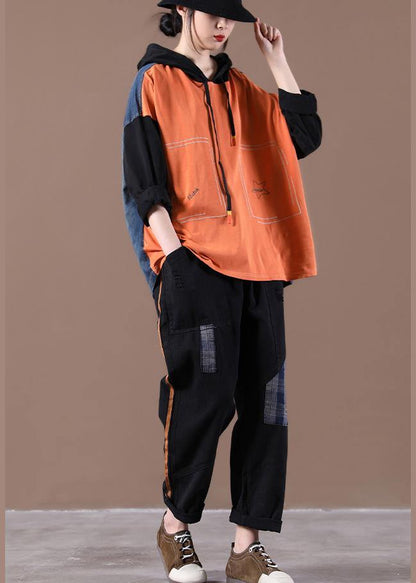 New Loose Large Orange Suit