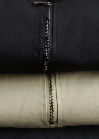 Hooded Zip Up Spring Clothes for Work Outfits Khaki Blouses