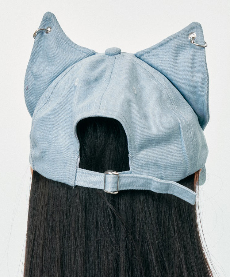Japanese Style Cat's Ears Denim Baseball Cap Hat