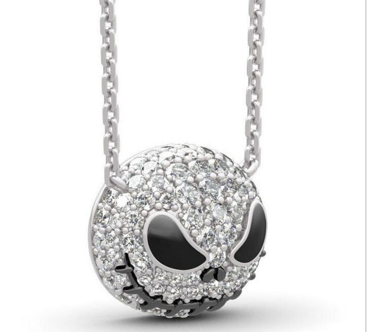 Handgefertigte Vintage Silber Halskette