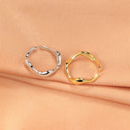 Charmante Gold Ring für jeden Anlass