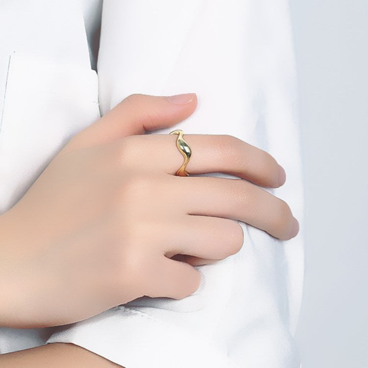 Charmante Gold Ring für jeden Anlass