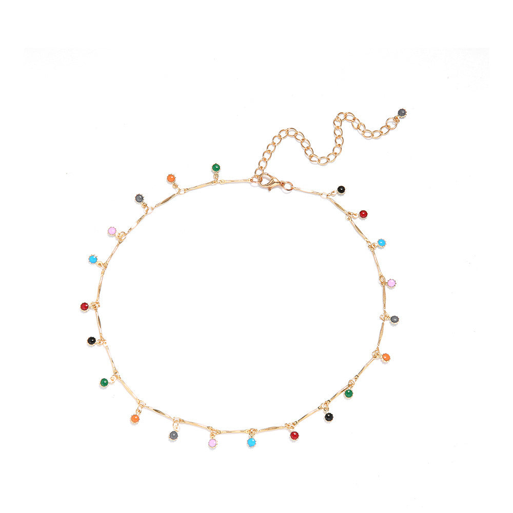 Zarte handwerkliche Halskette