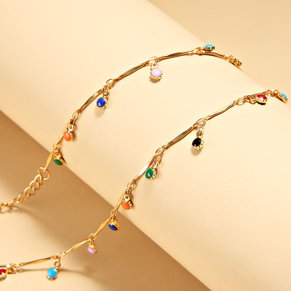 Zarte handwerkliche Halskette