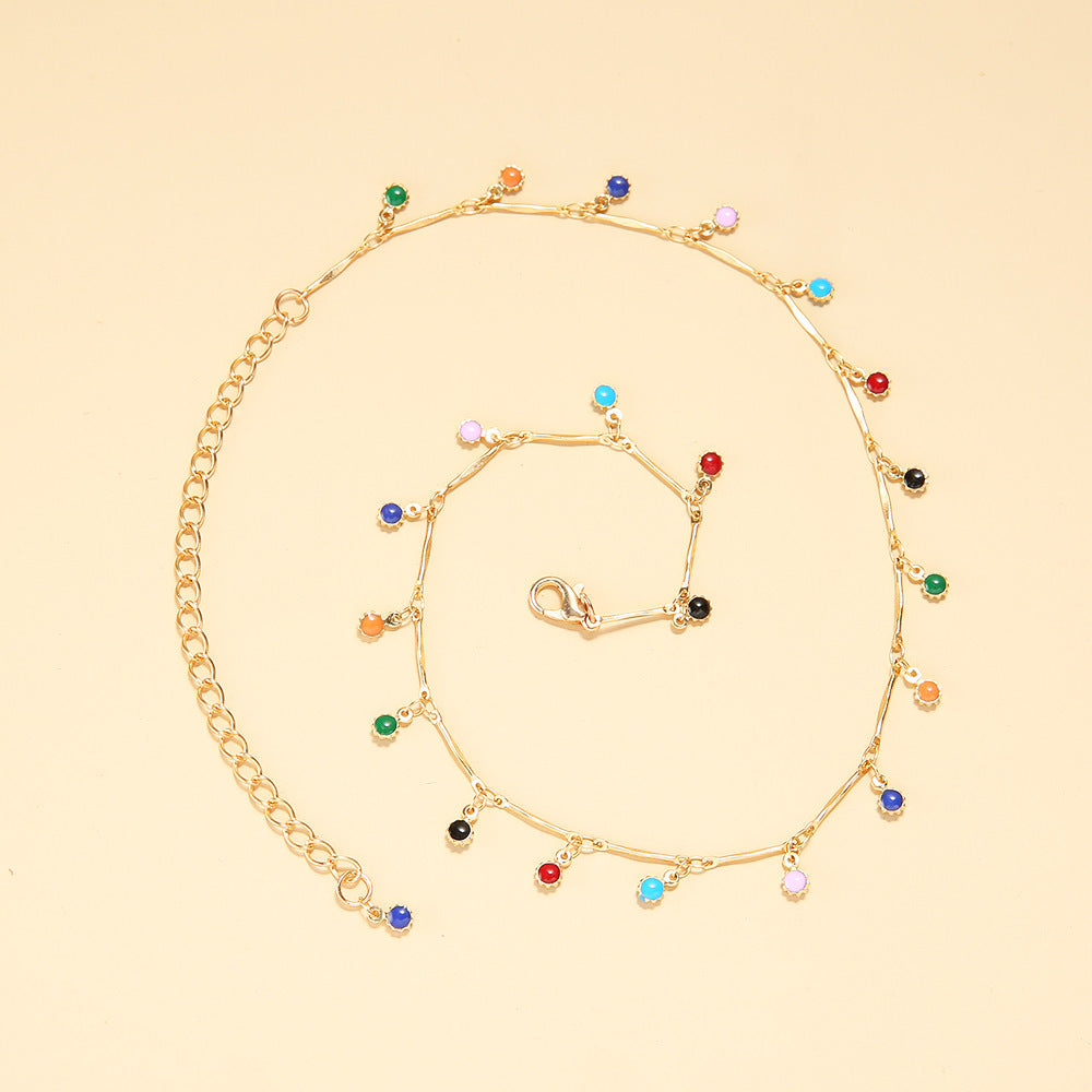 Zarte handwerkliche Halskette