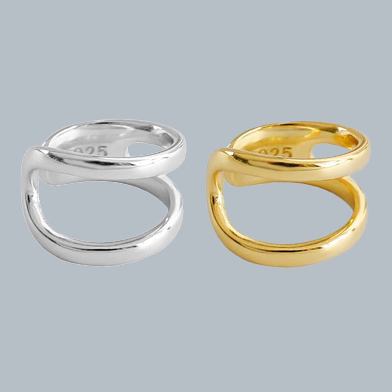 Klassische Gold Ohrring mit zeitloser Eleganz