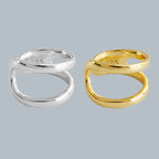 Klassische Gold Ohrring mit zeitloser Eleganz