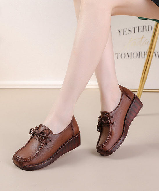 Cross Strap Brown High Wedge Heels Shoes Wedge High Wedge Heels Shoes Spring