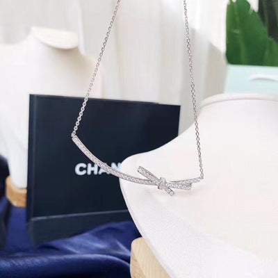 Zarte handwerkliche Gold Halskette