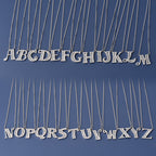 Zarte handwerkliche Silber Halskette