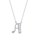 Zarte handwerkliche Silber Halskette