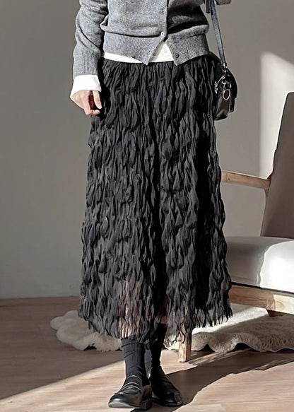 Art Beige Original Design Tulle Skirts Spring