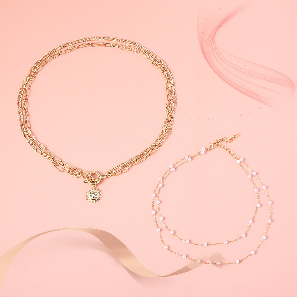 Romantische Perlen Halskette für besondere Momente