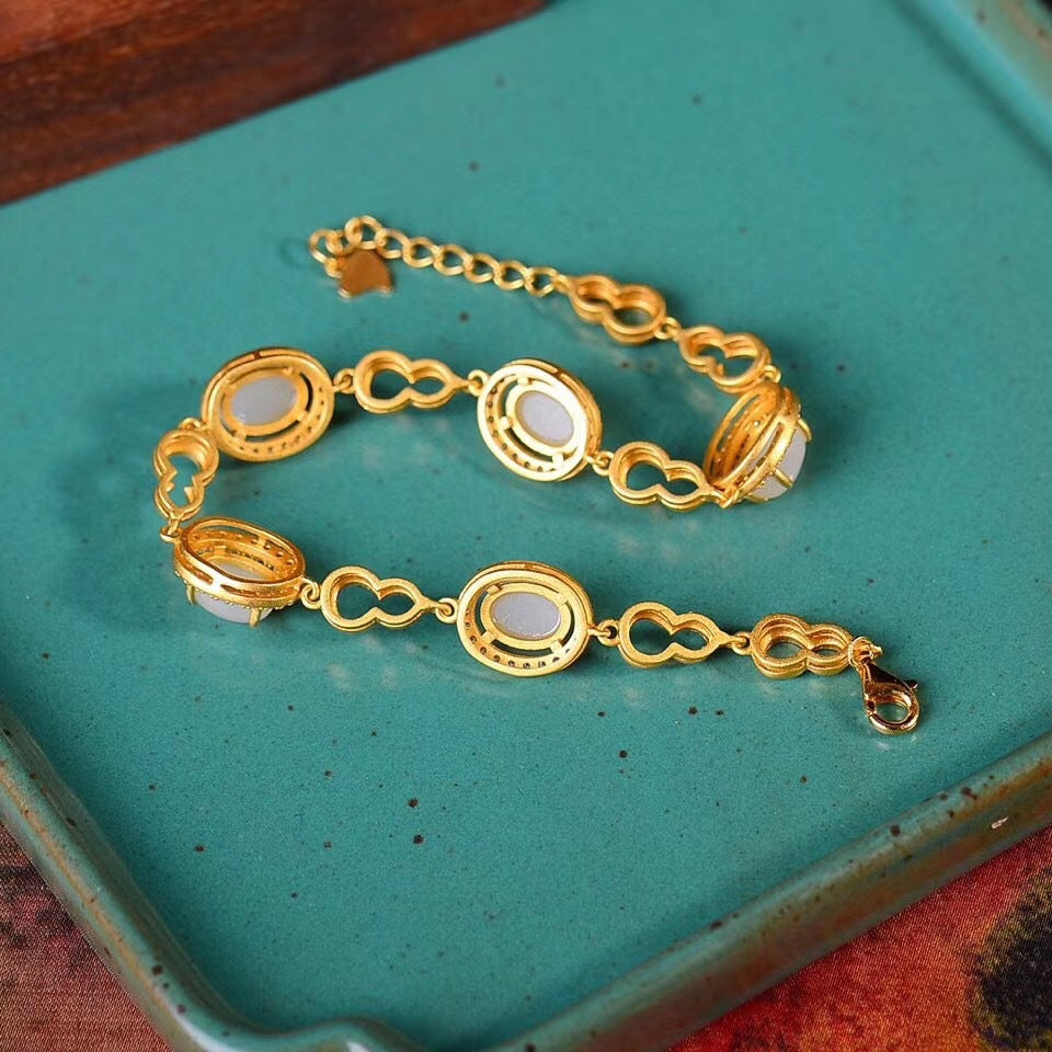 Handgefertigte Vintage Silber Armband