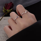 Zarte handwerkliche Ring