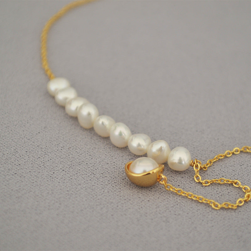 Romantische Perlen Halskette für besondere Momente