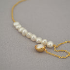 Romantische Perlen Halskette für besondere Momente