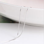 Schöne Silber Halskette mit einzigartigem Stil