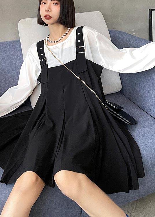 Black Age Reducing and Slim Strap Skirt