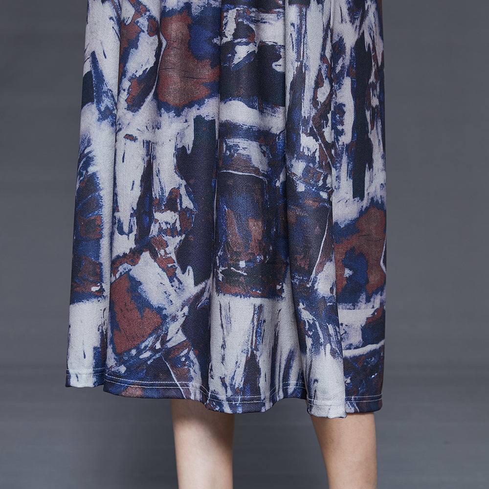 Original Design Print Silm Fit Spaghetti Strap Dress Summer