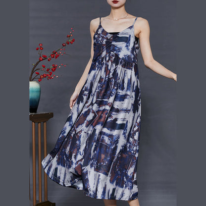 Original Design Print Silm Fit Spaghetti Strap Dress Summer