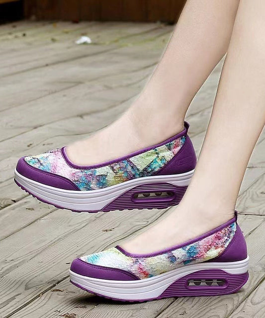 Splicing Platform Purple Breathable Mesh